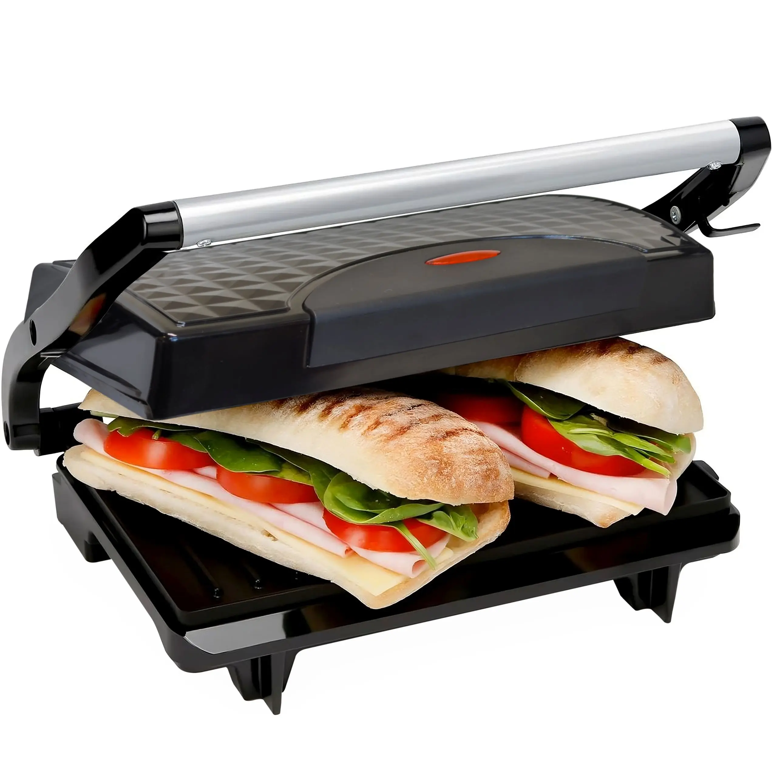 Domowy Opiekacz Retoo SmartHome Opiekacz Do Kanapek 750W 240V Maszyna Do Kanapek Do Mięs Izolowany Uchwyt