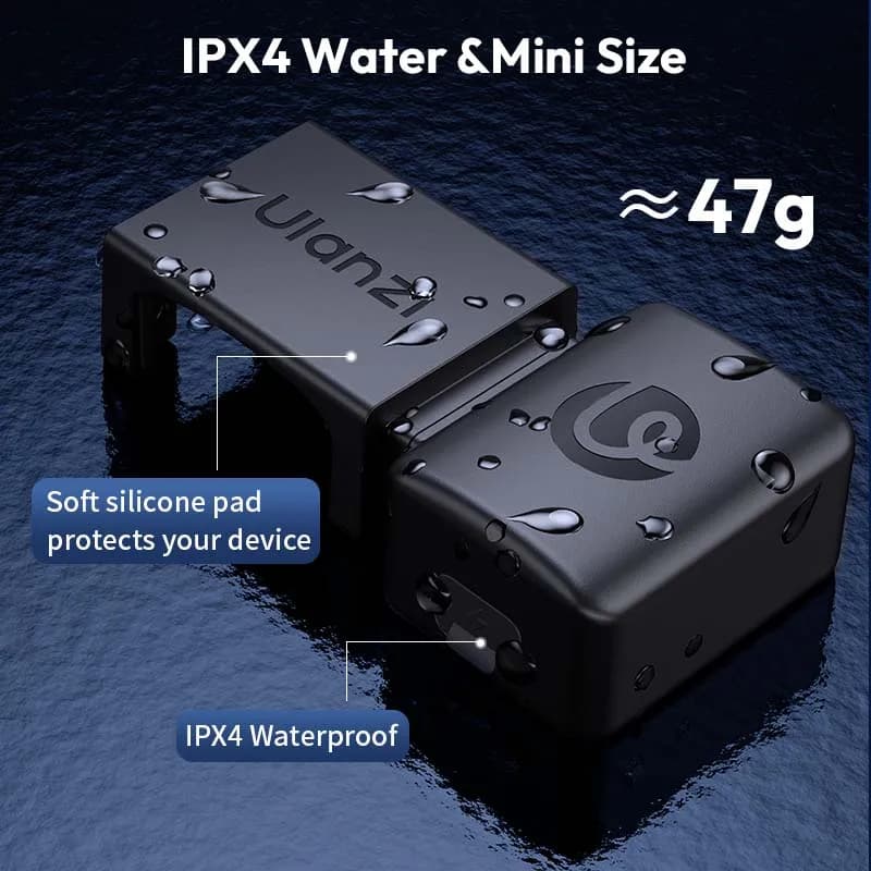 Ulanzi LM001 Pocket 3 Magnetic Mini Led Light Wodoodporna lampa wideo do DJI Osmo Pocket 3 do vlogowania na żywo 500 mah Akumulator