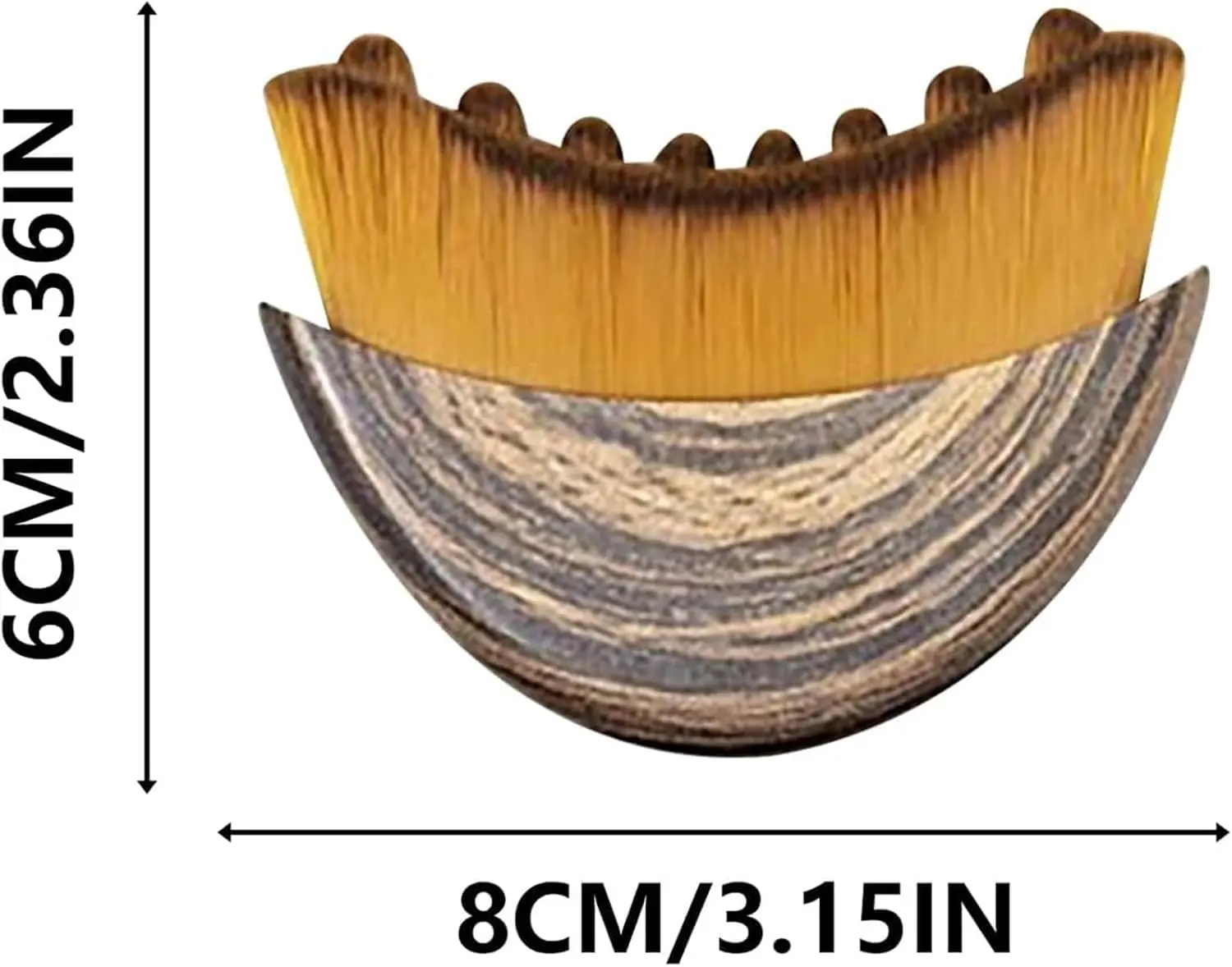 Szczotka do limfatycznego drenażu twarzy – konturowanie podbródka i żuchwy, masażer drenujący, idealnie dopasowana do skóry