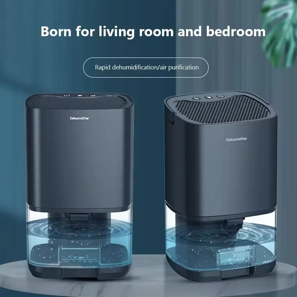 Osuszacz powietrza Xiaomi z zbiornikiem na wodę 1000 ml, 2 w 1, cichy pochłaniacz wilgoci z podstawowym filtrem powietrza, do domu, pokoju, kuchni